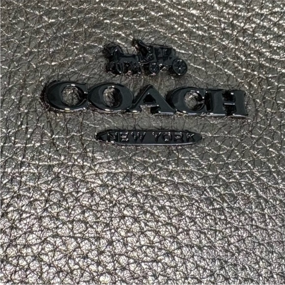 Coach Camera Bag Convertible Clutch Sadie Pebble Leather Cross Body Gold | 59952 - Picture 13 of 15